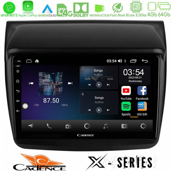 Cadence X Series Mitsubishi L200 8core Android12 4+64GB Navigation Multimedia Tablet 9 Cadence X Series Mitsubishi L200 8core Android12 4+64GB Navigation Multimedia Tablet 9