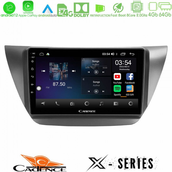 Cadence X Series Mitsubishi Lancer 2004 – 2008 8core Android12 4+64GB Navigation Multimedia Tablet 9 Cadence X Series Mitsubishi Lancer 2004 – 2008 8core Android12 4+64GB Navigation Multimedia Tablet 9