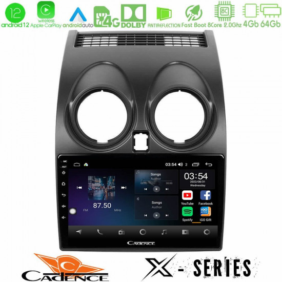 Cadence X Series Nissan Qashqai J10 8core Android12 4+64GB Navigation Multimedia Tablet 9 Cadence X Series Nissan Qashqai J10 8core Android12 4+64GB Navigation Multimedia Tablet 9