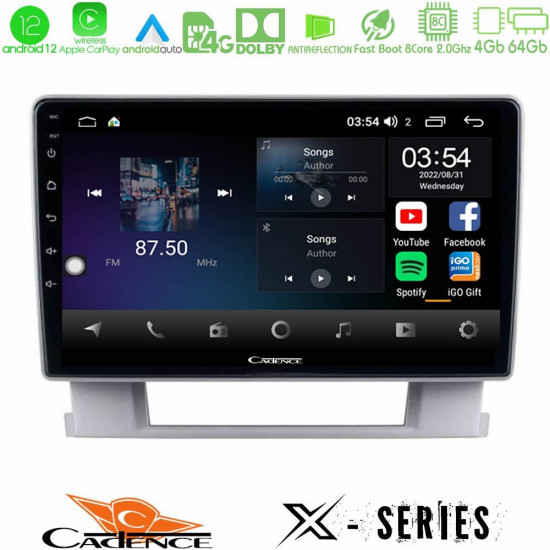 Cadence X Series Opel Astra J 2010-2014 8core Android12 4+64GB Navigation Multimedia Tablet 9 Cadence X Series Opel Astra J 2010-2014 8core Android12 4+64GB Navigation Multimedia Tablet 9