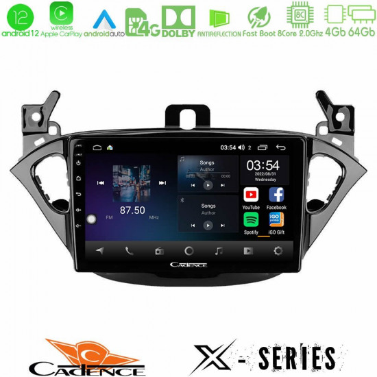 Cadence X Series Opel Corsa E/Adam 8core Android12 4+64GB Navigation Multimedia Tablet 9 Cadence X Series Opel Corsa E/Adam 8core Android12 4+64GB Navigation Multimedia Tablet 9