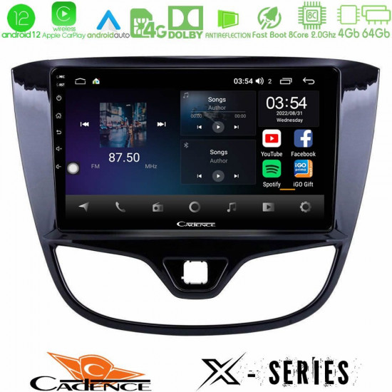 Cadence X Series Opel Karl 2017-2019 8core Android12 4+64GB Navigation Multimedia Tablet 9 Cadence X Series Opel Karl 2017-2019 8core Android12 4+64GB Navigation Multimedia Tablet 9