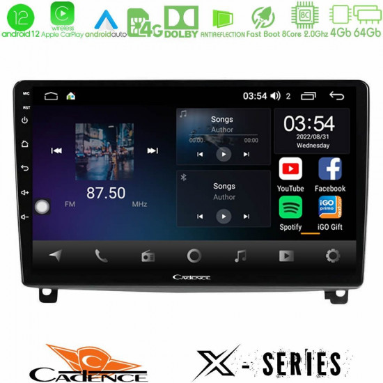 Cadence X Series Peugeot 407 8core Android12 4+64GB Navigation Multimedia Tablet 9 Cadence X Series Peugeot 407 8core Android12 4+64GB Navigation Multimedia Tablet 9
