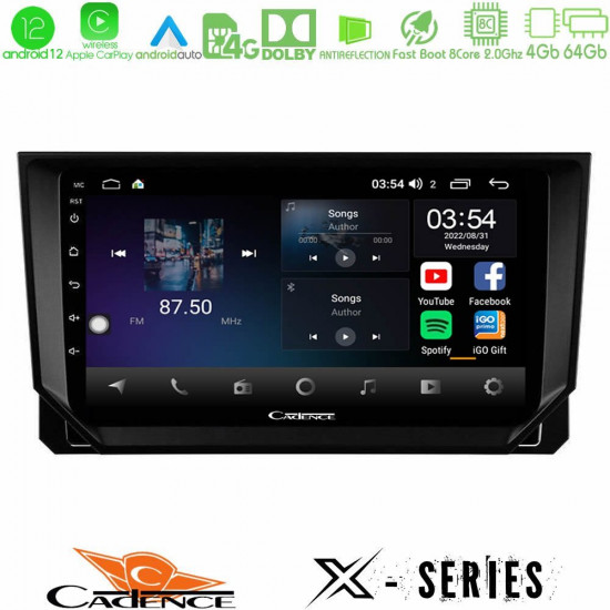Cadence X Series Seat Arona/Ibiza 8core Android12 4+64GB Navigation Multimedia Tablet 9 Cadence X Series Seat Arona/Ibiza 8core Android12 4+64GB Navigation Multimedia Tablet 9