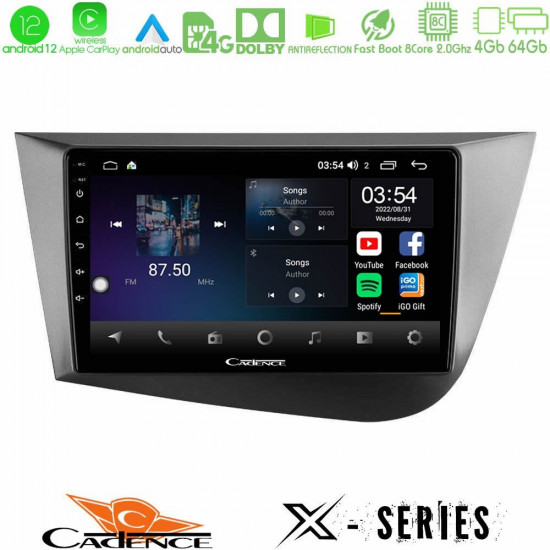 Cadence X Series Seat Leon 8core Android12 4+64GB Navigation Multimedia Tablet 9 Cadence X Series Seat Leon 8core Android12 4+64GB Navigation Multimedia Tablet 9
