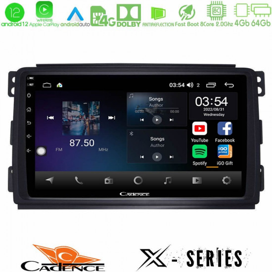 Cadence X Series Smart 451 8core Android12 4+64GB Navigation Multimedia Tablet 9 Cadence X Series Smart 451 8core Android12 4+64GB Navigation Multimedia Tablet 9
