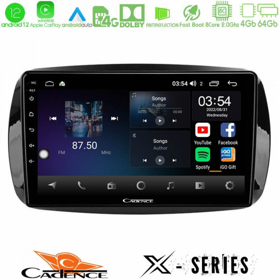 Cadence X Series Smart 453 8core Android12 4+64GB Navigation Multimedia Tablet 9 Cadence X Series Smart 453 8core Android12 4+64GB Navigation Multimedia Tablet 9