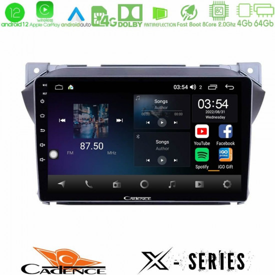 Cadence X Series Suzuki Alto -amp; Nissan Pixo 8core Android12 4+64GB Navigation Multimedia Tablet 9 Cadence X Series Suzuki Alto -amp; Nissan Pixo 8core Android12 4+64GB Navigation Multimedia Tablet 9