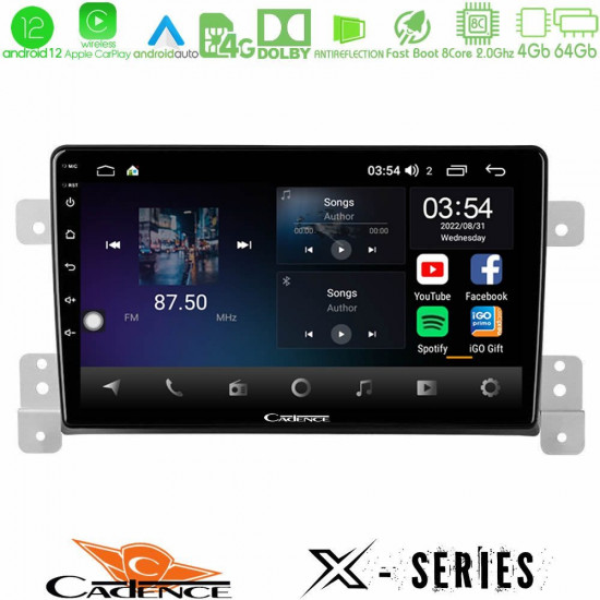 Cadence X Series Suzuki Grand Vitara 8core Android12 4+64GB Navigation Multimedia Tablet 9 Cadence X Series Suzuki Grand Vitara 8core Android12 4+64GB Navigation Multimedia Tablet 9