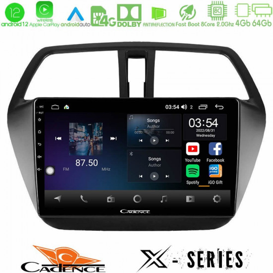 Cadence X Series Suzuki SX4 S-Cross 8core Android12 4+64GB Navigation Multimedia Tablet 9 Cadence X Series Suzuki SX4 S-Cross 8core Android12 4+64GB Navigation Multimedia Tablet 9