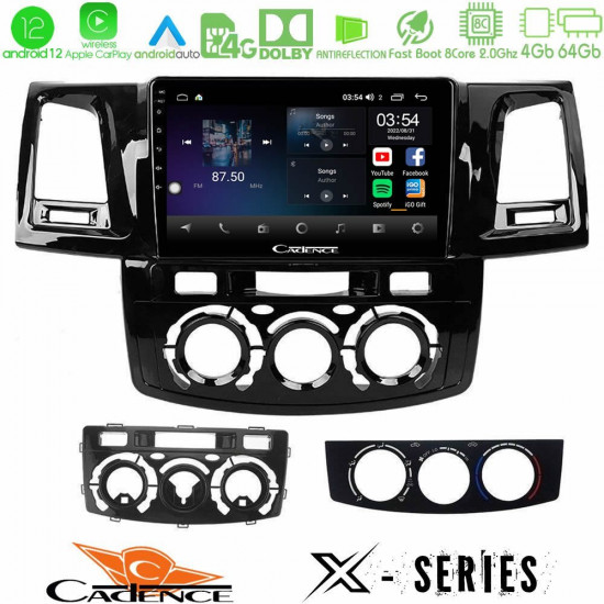 Cadence X Series Toyota Hilux 2007-2011 8core Android12 4+64GB Navigation Multimedia Tablet 9 Cadence X Series Toyota Hilux 2007-2011 8core Android12 4+64GB Navigation Multimedia Tablet 9