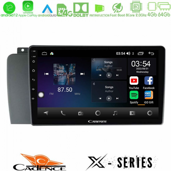 Cadence X Series Volvo S60 2004-2009 8core Android12 4+64GB Navigation Multimedia Tablet 9 Cadence X Series Volvo S60 2004-2009 8core Android12 4+64GB Navigation Multimedia Tablet 9