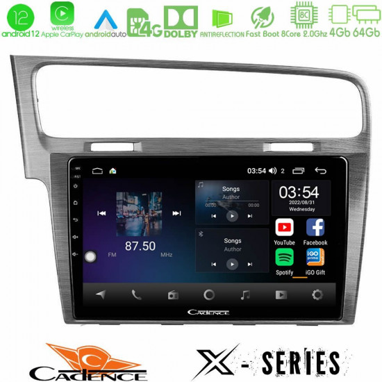 Cadence X Series VW GOLF 7 8core Android12 4+64GB Navigation Multimedia Tablet 10 Cadence X Series VW GOLF 7 8core Android12 4+64GB Navigation Multimedia Tablet 10