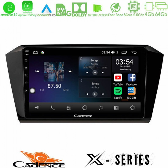 Cadence X Series VW Passat 8core Android12 4+64GB Navigation Multimedia Tablet 10 Cadence X Series VW Passat 8core Android12 4+64GB Navigation Multimedia Tablet 10