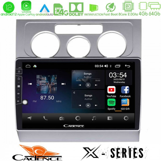 Cadence X Series VW Touran 2003-2011 8core Android12 4+64GB Navigation Multimedia Tablet 10 Cadence X Series VW Touran 2003-2011 8core Android12 4+64GB Navigation Multimedia Tablet 10