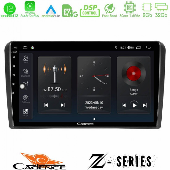 Cadence Z Series Audi A3 8P 8core Android12 2+32GB Navigation Multimedia Tablet 9 Cadence Z Series Audi A3 8P 8core Android12 2+32GB Navigation Multimedia Tablet 9