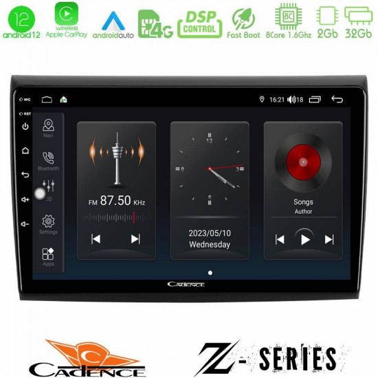 Cadence Z Series Fiat Bravo 8core Android12 2+32GB Navigation Multimedia Tablet 9 Cadence Z Series Fiat Bravo 8core Android12 2+32GB Navigation Multimedia Tablet 9