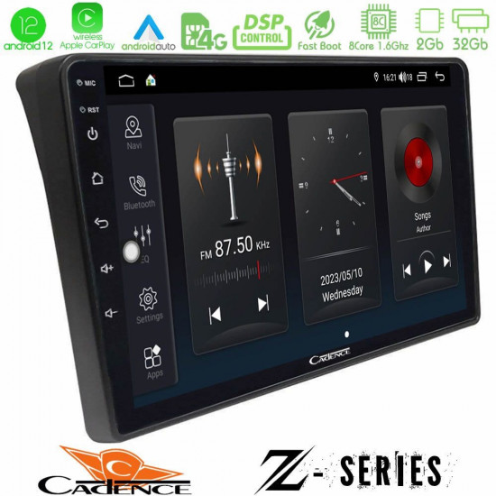 Cadence Z Series Fiat Ducato/Citroen Jumper/Peugeot Boxer 8core Android12 2+32GB Navigation Multimedia Tablet 9 Cadence Z Series Fiat Ducato/Citroen Jumper/Peugeot Boxer 8core Android12 2+32GB Navigation Multimedia Tablet 9