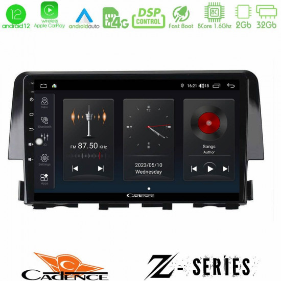 Cadence Z Series Honda Civic 2016-2020 8core Android12 2+32GB Navigation Multimedia Tablet 9 Cadence Z Series Honda Civic 2016-2020 8core Android12 2+32GB Navigation Multimedia Tablet 9