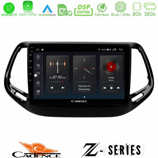 Cadence Z Series Jeep Compass 2017-gt; 8core Android12 2+32GB Navigation Multimedia Tablet 10 Cadence Z Series Jeep Compass 2017-gt; 8core Android12 2+32GB Navigation Multimedia Tablet 10