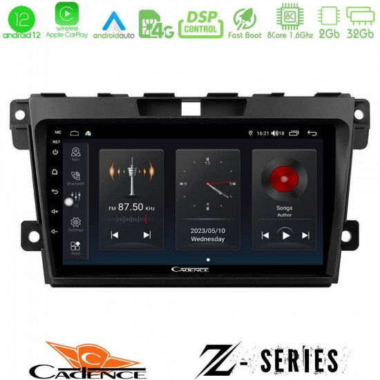 Cadence Z Series Mazda CX-7 2007-2011 8core Android12 2+32GB Navigation Multimedia Tablet 9 Cadence Z Series Mazda CX-7 2007-2011 8core Android12 2+32GB Navigation Multimedia Tablet 9