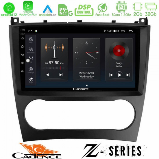 Cadence Z Series Mercedes W203 Facelift 8core Android12 2+32GB Navigation Multimedia Tablet 9 Cadence Z Series Mercedes W203 Facelift 8core Android12 2+32GB Navigation Multimedia Tablet 9
