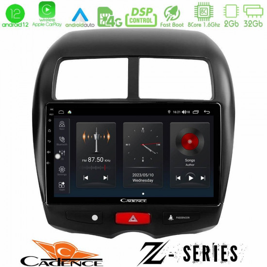 Cadence Z Series Mitsubishi ASX 8core Android12 2+32GB Navigation Multimedia Tablet 10 Cadence Z Series Mitsubishi ASX 8core Android12 2+32GB Navigation Multimedia Tablet 10