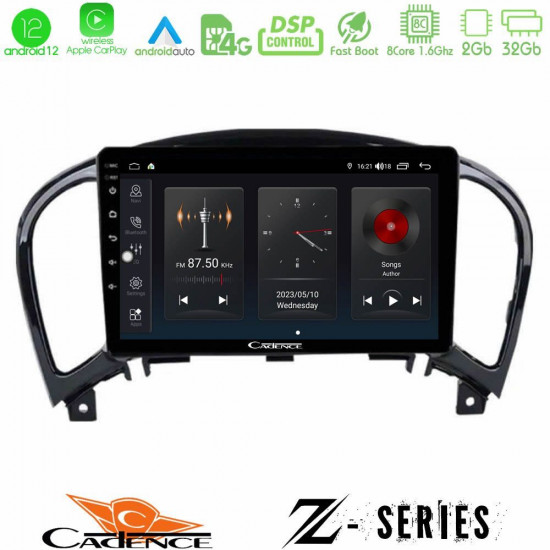 Cadence Z Series Nissan Juke 8core Android12 2+32GB Navigation Multimedia Tablet 9 Cadence Z Series Nissan Juke 8core Android12 2+32GB Navigation Multimedia Tablet 9