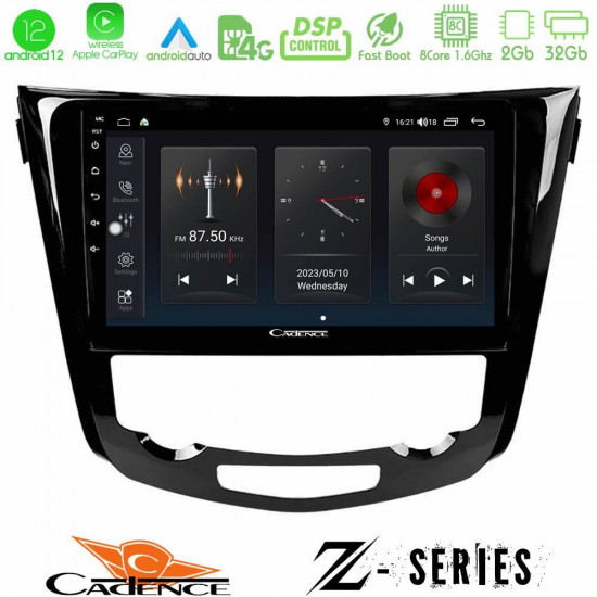 Cadence Z Series Nissan Qashqai J11 (AUTO A/C) 8core Android12 2+32GB Navigation Multimedia Tablet 10 Cadence Z Series Nissan Qashqai J11 (AUTO A/C) 8core Android12 2+32GB Navigation Multimedia Tablet 10