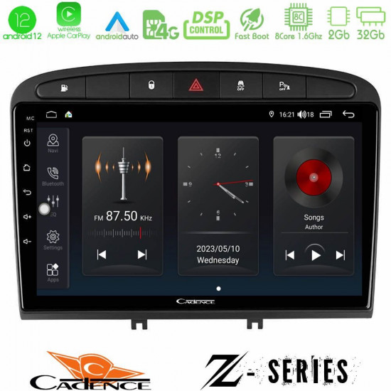 Cadence Z Series Peugeot 308/RCZ 8core Android12 2+32GB Navigation Multimedia Tablet 9 Cadence Z Series Peugeot 308/RCZ 8core Android12 2+32GB Navigation Multimedia Tablet 9