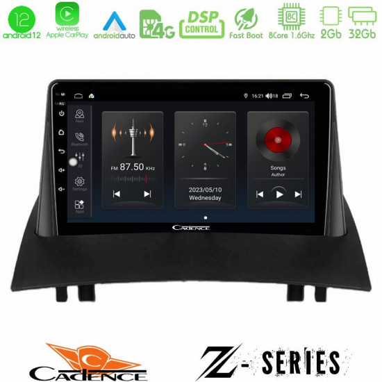 Cadence Z Series Renault Megane 2 2002-2008 8Core Android12 2+32GB Navigation Multimedia Tablet 9 Cadence Z Series Renault Megane 2 2002-2008 8Core Android12 2+32GB Navigation Multimedia Tablet 9