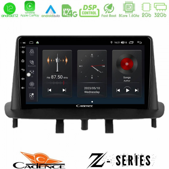 Cadence Z Series Renault Megane 3 2009-2013 8Core Android12 2+32GB Navigation Multimedia Tablet 9 Cadence Z Series Renault Megane 3 2009-2013 8Core Android12 2+32GB Navigation Multimedia Tablet 9