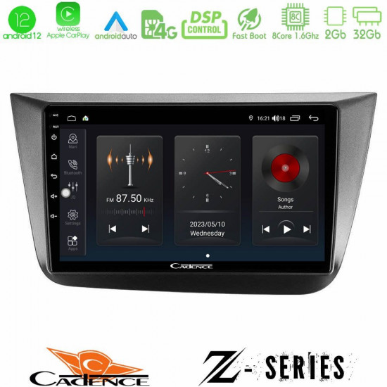 Cadence Z Series Seat Altea 2004-2015 8core Android12 2+32GB Navigation Multimedia Tablet 9 Cadence Z Series Seat Altea 2004-2015 8core Android12 2+32GB Navigation Multimedia Tablet 9