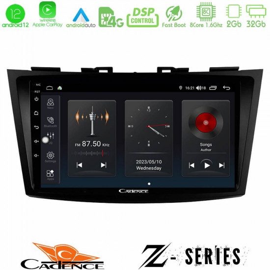 Cadence Z Series Suzuki Swift 2011-2016 8core Android12 2+32GB Navigation Multimedia Tablet 9 Cadence Z Series Suzuki Swift 2011-2016 8core Android12 2+32GB Navigation Multimedia Tablet 9