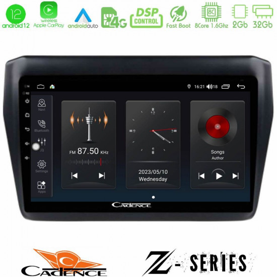 Cadence Z Series Suzuki Swift 2017-2023 8core Android12 2+32GB Navigation Multimedia Tablet 9 Cadence Z Series Suzuki Swift 2017-2023 8core Android12 2+32GB Navigation Multimedia Tablet 9