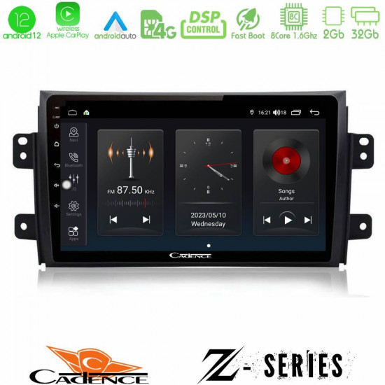 Cadence Z Series Suzuki SX4 2006-2014 Fiat Sedici 2006-2014 8core Android12 2+32GB Navigation Multimedia Tablet 9 Cadence Z Series Suzuki SX4 2006-2014 Fiat Sedici 2006-2014 8core Android12 2+32GB Navigation Multimedia Tablet 9