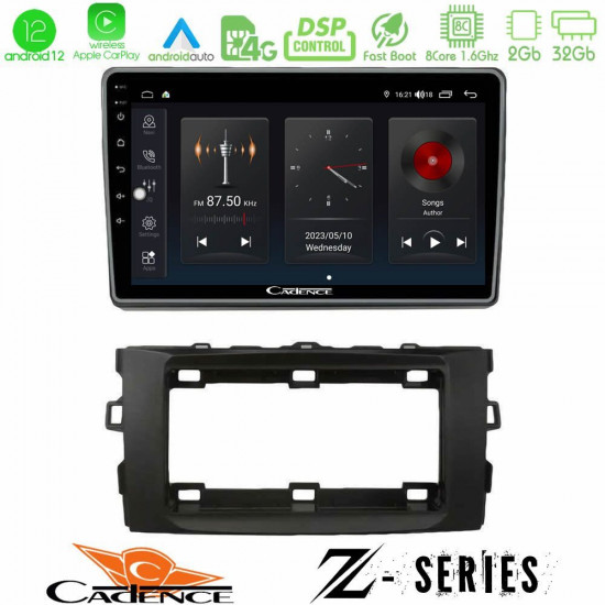 Cadence Z Series Toyota Auris 2013-2016 8core Android12 2+32GB Navigation Multimedia Tablet 10 Cadence Z Series Toyota Auris 2013-2016 8core Android12 2+32GB Navigation Multimedia Tablet 10