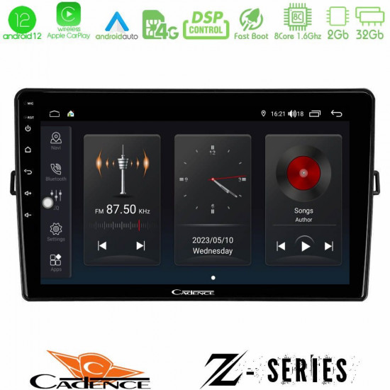 Cadence Z Series Toyota Auris 8core Android12 2+32GB Navigation Multimedia Tablet 10 Cadence Z Series Toyota Auris 8core Android12 2+32GB Navigation Multimedia Tablet 10
