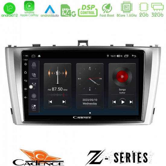 Cadence Z Series Toyota Avensis T27 8core Android12 2+32GB Navigation Multimedia Tablet 9 Cadence Z Series Toyota Avensis T27 8core Android12 2+32GB Navigation Multimedia Tablet 9