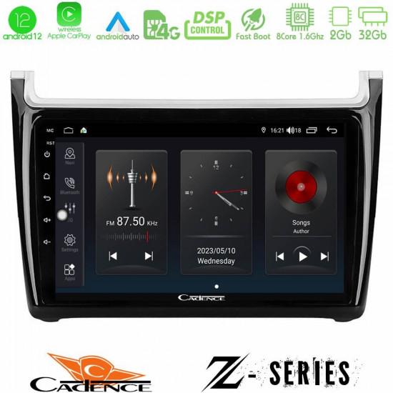 Cadence Z Series Vw Polo 8core Android12 2+32GB Navigation Multimedia Tablet 9 Cadence Z Series Vw Polo 8core Android12 2+32GB Navigation Multimedia Tablet 9