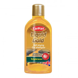 CarPlan ΣΑΜΠΟΥΑΝ ΠΟΥ ΣΤΕΓΝΩΝΕΙ ΜΟΝΟ ΤΟΥ CARPLAN TRIPLEWAX LIQUID GOLD 1LTR