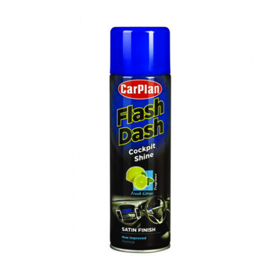 CarPlan ΣΠΡΕΙ ΤΑΜΠΛΟ ΣΑΤΙΝΕ ΛΕΜΟΝΙ CARPLAN FLASH DASH SATIN FINISH FRESH CITRUS 500ML