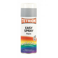 CarPlan ΧΡΩΜΑ ΣΕ ΣΠΡΕΥ ΑΣΗΜΙ TETRION EASY SPRAY SILVER ΠΟΛΛΑΠΛΩΝ ΧΡΗΣΕΩΝ 400ML