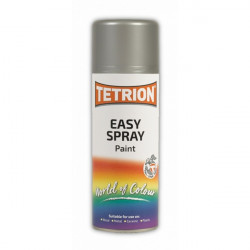 CarPlan ΧΡΩΜΑ ΣΕ ΣΠΡΕΥ ΑΣΗΜΙ ΧΡΩΜΙΟΥ TETRION EASY SPRAY SILVER CHROME ΠΟΛΛΑΠΛΩΝ ΧΡΗΣΕΩΝ 400ML
