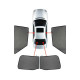 CarShades OPEL CORSA D+E 3D 06-14 ΚΟΥΡΤINAKIA ΜΑΡΚΕ (4ΤΕΜ.)