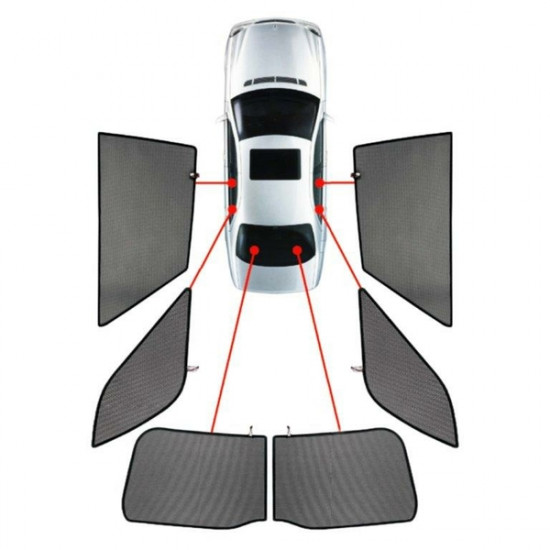 CarShades PEUGEOT 3008 5D 2010+ ΚΟΥΡΤINAKIA ΜΑΡΚΕ (6ΤΕΜ.)