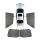 CarShades TOYOTA C-HR 5D 2017> ΚΟΥΡΤΙΝΑΚΙΑ ΜΑΡΚΕ (4 ΤΕΜ.)