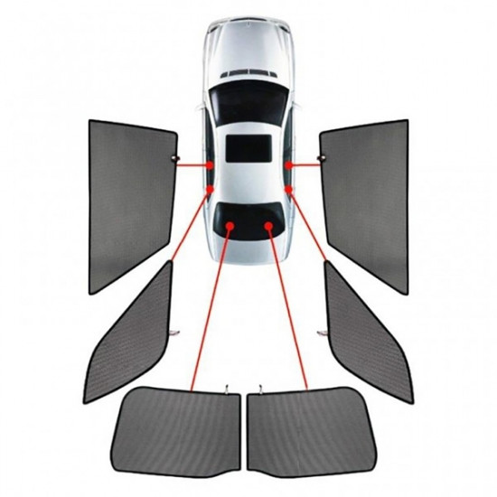 CarShades VOLVO XC60 5D 2017> ΚΟΥΡΤΙΝΑΚΙΑ ΜΑΡΚΕ - (6 ΤΕΜ.)
