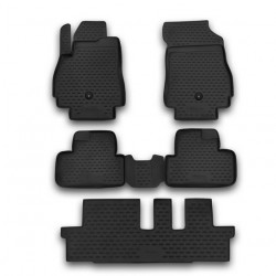 CHEVROLET ORLANDO 2011+ ΠΑΤΑΚΙΑ ΜΑΡΚΕ ΛΑΣΤΙΧΟ ΣΚΑΦΑΚΙΑ (ΜΑΥΡΟ) - 5 ΤΕΜ.