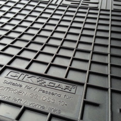 Cik CITROEN C3 2010>/DS3 2010>  ΠΑΤΑΚΙΑ ΜΑΡΚΕ ΛΑΣΤΙΧΟ CIK (ΜΕ ΚΟΥΜΠΩΜΑΤΑ) - 4 ΤΕΜ.
